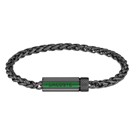 Pulseira Homem malha aço preto SPELT