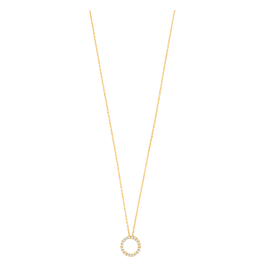 Colar OBINOR Círculo Dourado
