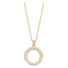 Colar PAULANOR Círculo Dourado