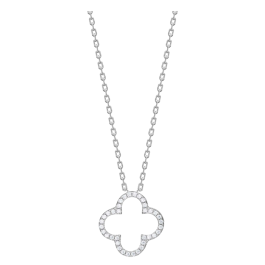 Colar PAMELANOR Trevo Prateado