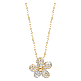 Colar PHOEBENOR Flor Dourado