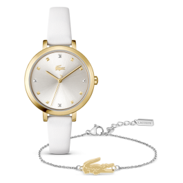 Set Mulher Relógio RIGA e Pulseira Bicolor