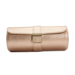 Rolo de Relógio Duplo e Joalharia Palermo Dourado Rosa