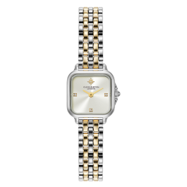 Relógio Mulher Mini Grosvenor Aço Bicolo