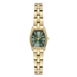 Relógio Mulher Tonneau Aço Dourado