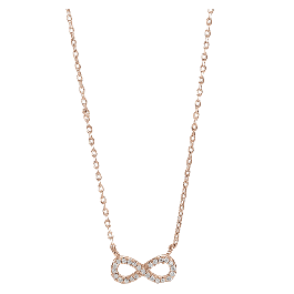 Colar AGNA Dourado Rosa