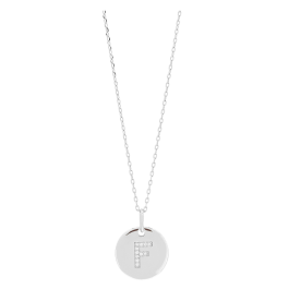 Colar ELLANOR LETTER F Prateado