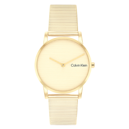 Relógio Senhora Dourado em Aço