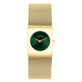 Relógio Senhora Verde e Dourado