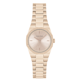 Relógio Senhora em Dourado Bege