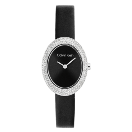 Relógio Senhora Preto com Zircónias