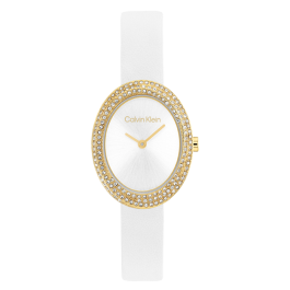 Relógio Senhora Branco com Zircónias