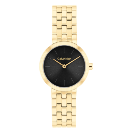 Relógio Senhora Dourado e Preto