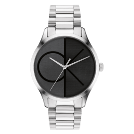 Relógio Homem em Aço e Preto