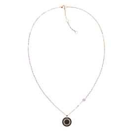 Colar Dourado Rosa