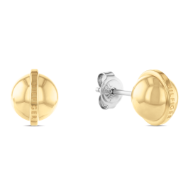 Brincos esferas dourado