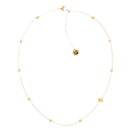 Colar esferas dourado