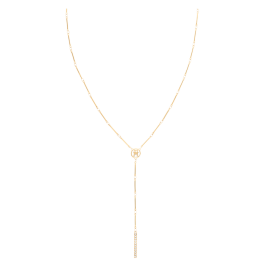 Colar Mulher Aço IP Dourado Pendente