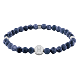 Pulseira Homem Aço e Sodalite