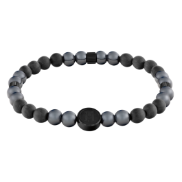 Pulseira Homem em Carbono Hematite