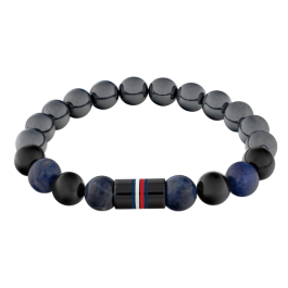 Pulseira Homem Sodalite, Hematite, Ónix