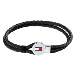 Pulseira Homem Dupla Pele Preta