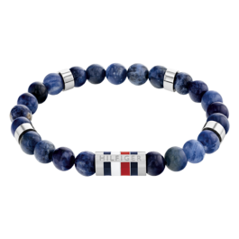 Pulseira Homem Aço e Sodalite