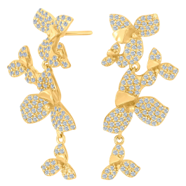 Brincos LouiseNor Compridos Dourados