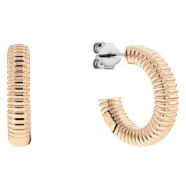 Brincos Argola Senhora em Dourado Rosa