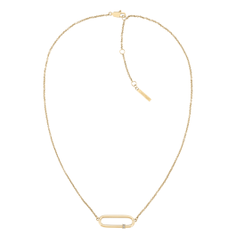 Colar Senhora Dourado com Cristais