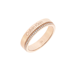 Anel Senhora Dourado Rosa e Cristais