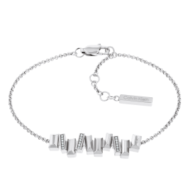 Pulseira em Aço e Cristais