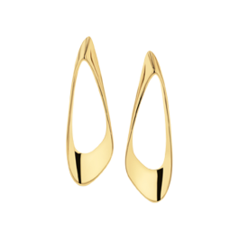 Brincos Senhora em Prata Dourada