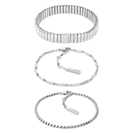 Pulseiras Trio Senhora em Aço