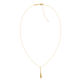 Colar Senhora com Pendente em Prata Dourada