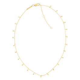 Colar Senhora em Prata Dourada