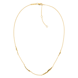 Colar Senhora em Prata Dourada