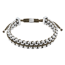 Pulseira em Aço e Verde