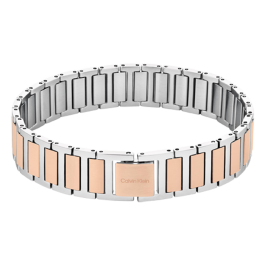 Pulseira Homem em Aço Bicolor