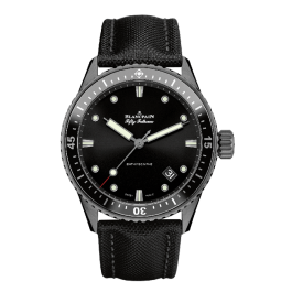 Fifty Fathoms Bathyscaphe Cerâmica Preto