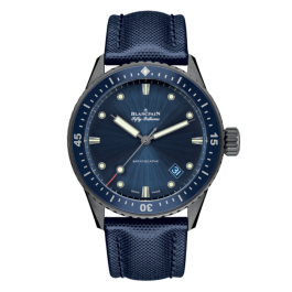 Fifty Fathoms Bathyscaphe Cerâmica Azul