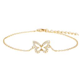 Pulseira PAMELANOR Borboleta Dourada