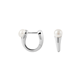 Brincos Pearl Audrey Silver