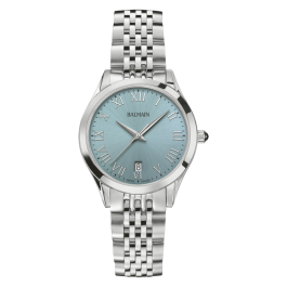 Relógio de Senhora Classic R Aço e mostrador azul