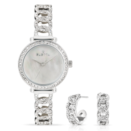 Box Relógio Mulher Celebration Silver