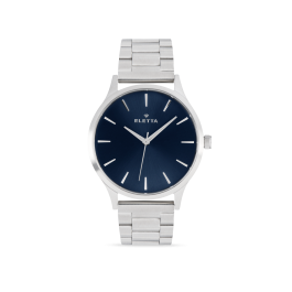 Relógio Homem New Classic XL Brushed Steel & Blue