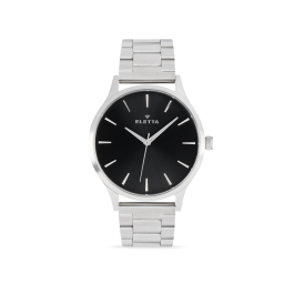 Relógio Homem New Classic XL Brushed Steel & Black