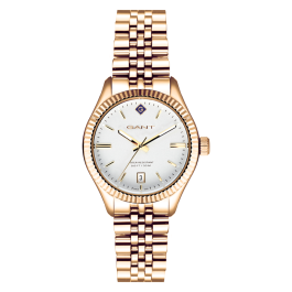 Relógio Feminino Sussex Branco e Dourado