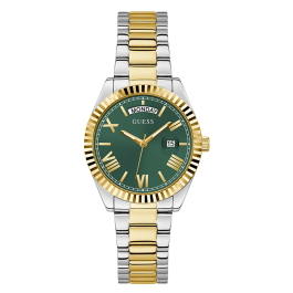 Relógio Feminino Luna Verde e Bracelete Bicolor