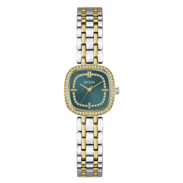 Relógio Feminino Hazel Verde Bicolor com Brilhantes